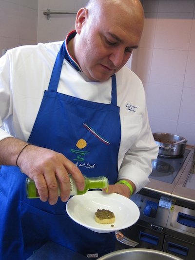 Pietro Zito, chef e patron degli Antichi Sapori a Montegrosso di Andria in Puglia.