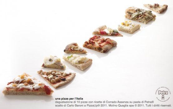 Le 10 pizze, studiate da Corrado Assenza, che vann