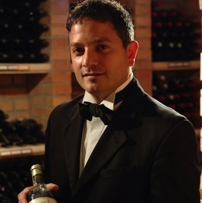 Marco Reitano, 39 anni, sommelier alla Pergola, il ristorante sul tetto dell'Hotel Rome Cavalieri a Roma