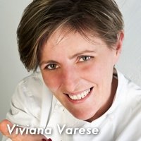 Viviana Varese, cuoca e titolare in via Adige a Milano di Alice, grande ristorante di pesce, telefono +39.02.5462930.