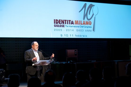 Paolo Marchi durante il congresso Identità Milano