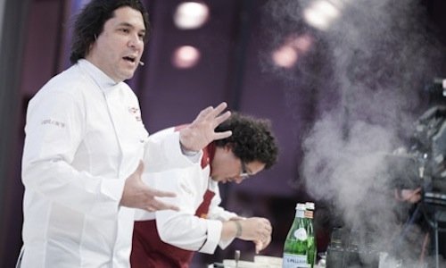 Peruvian Gastón Acurio during his lecture at Iden