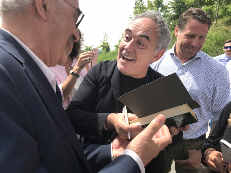Ferran Adrià festeggiato al Castello di Grinzane 