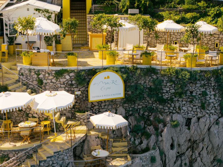 L'a-Ma-Re,&nbsp;ristorante del Jumeirah Capri Palace - lussuoso hotel 5 stelle di Anacapri
