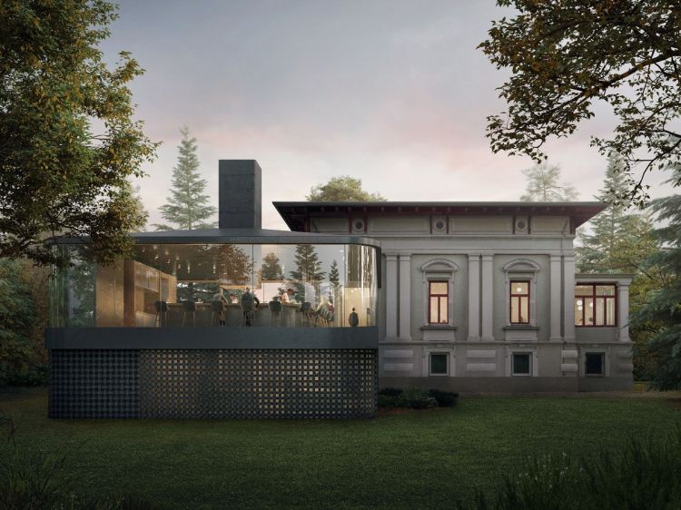 Il rendering del nuovo Atelier Norbert Niederkofle