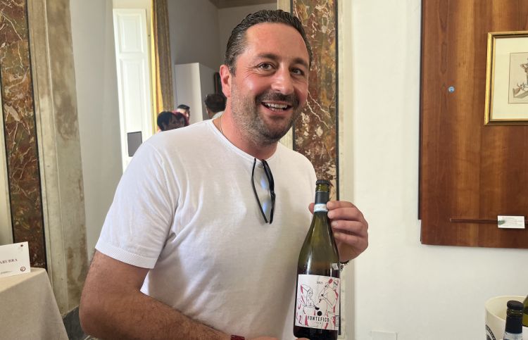 Nicola Altieri di Fontefico, con un'ottima gamma di vini
