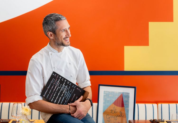 Lo chef Federico Delmonte. tutte le foto sono di 