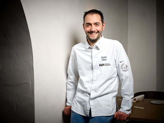 Alessandro Bellingeri, chef dell'Osteria Acquarol
