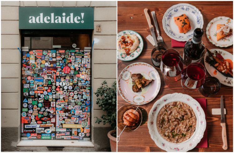 Entrata e prelibatezze dell'Adelaide! Bottega 