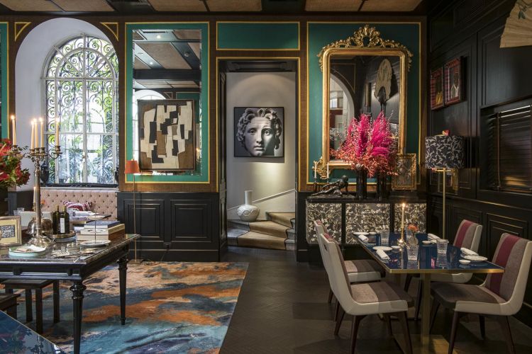 Il ristorante Adelaide all'interno dell'hotel Vilòn
