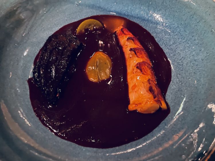 Lobster, beetroot and chinotto at ADMO in Paris
