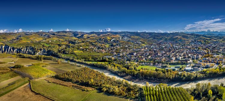Panoramica su Alba
