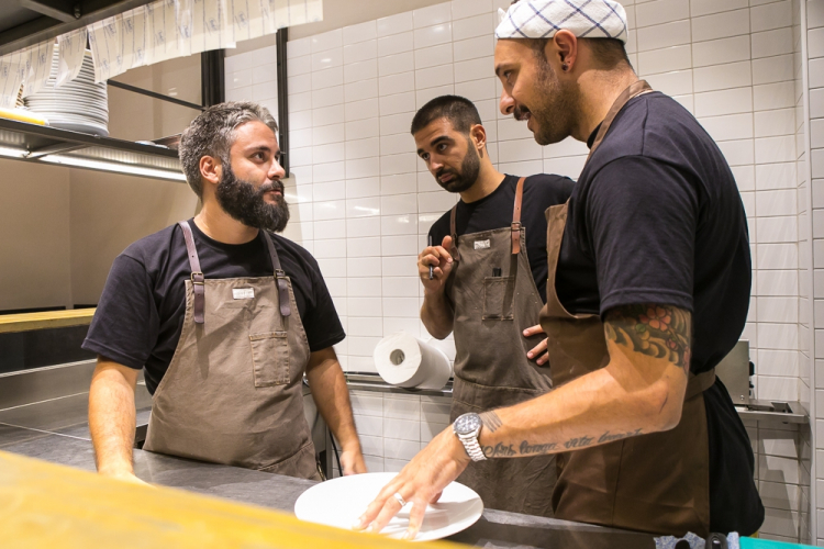 Gli chef Giuseppe Lo Iudice, Alessandro Miocchi