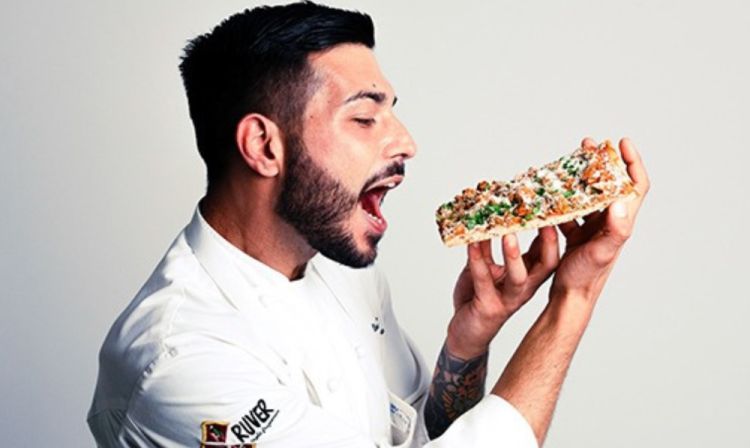 Alessandro Ruver è l'artefice di una pizza al