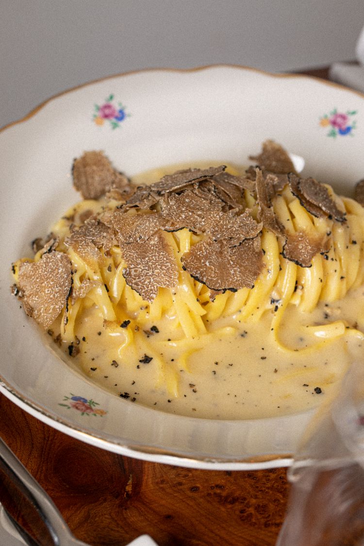 Tagliolino burro e tartufo bianchetto
