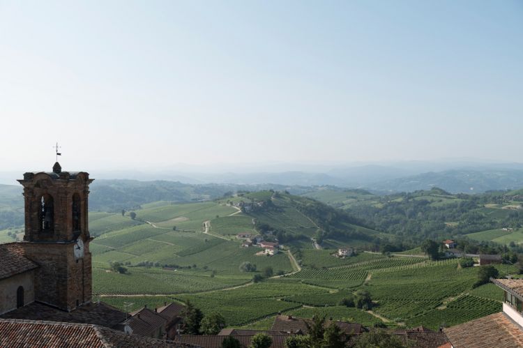 Vista su Alice Bel Colle, in provincia di Alessandria
