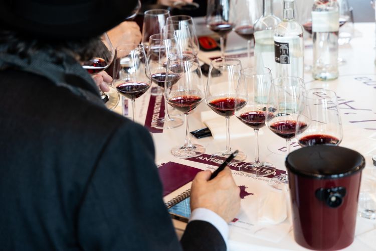 Gli assaggi al palazzo degli Affari di Firenze