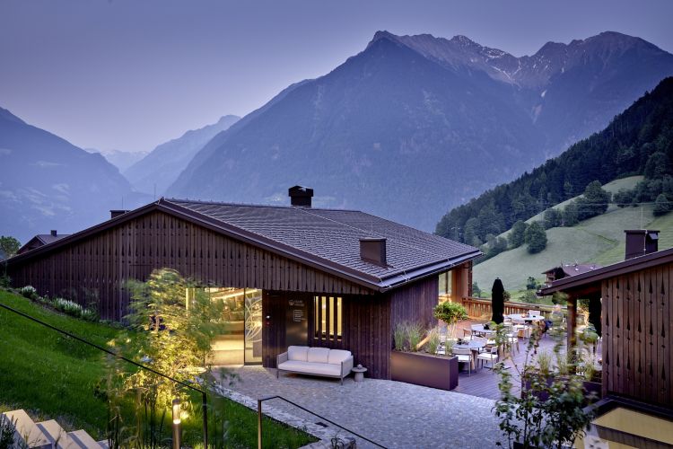 Lo chalet che ospita anche il ristorante Johanns