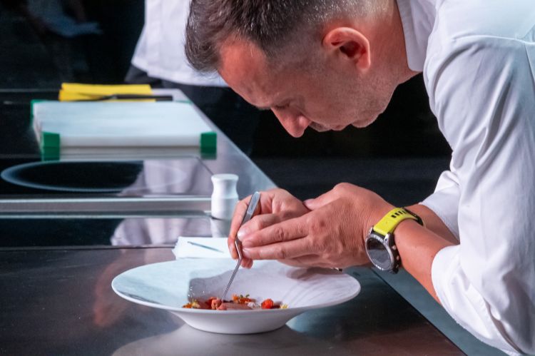Emmanuel Renaut, chef del tre stelle Michelin Flocons de Sel di Megève