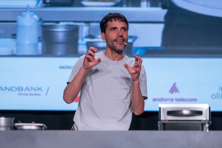 Virgilio Martinez sul palco di Andorra Taste