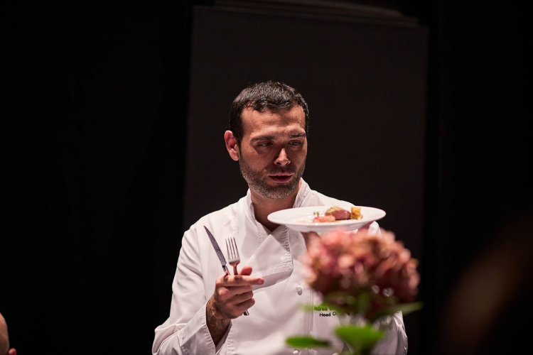 Apulian Andrea Camastra, 38, is the chef at restau