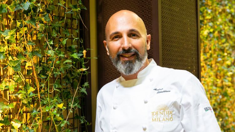 Andrea Ribaldone, a top chef with whom the collaboration continues since 2015 and Expo Milano
