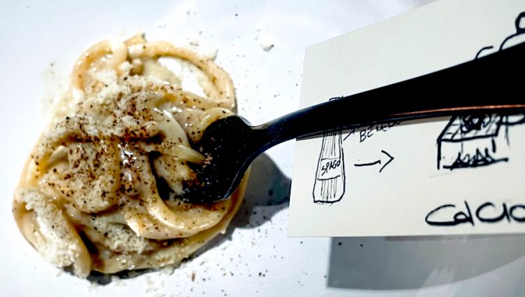 La Cacio e 7 pepi, il capolavoro dello chef marchigiano Errico Recanati
