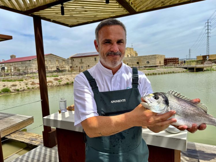 Ángel León, chef e patron del ristorante andalus