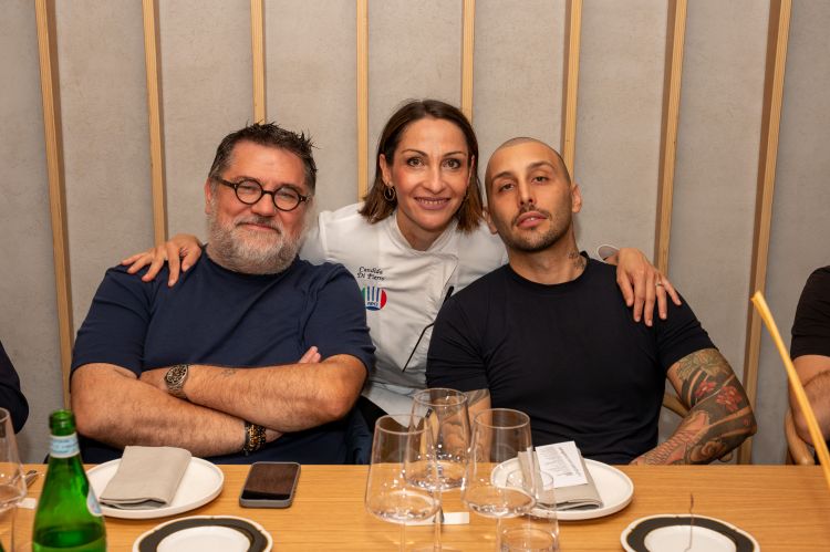Candida Di Pierro con Angelo Sabatelli e Floriano Pellegrino