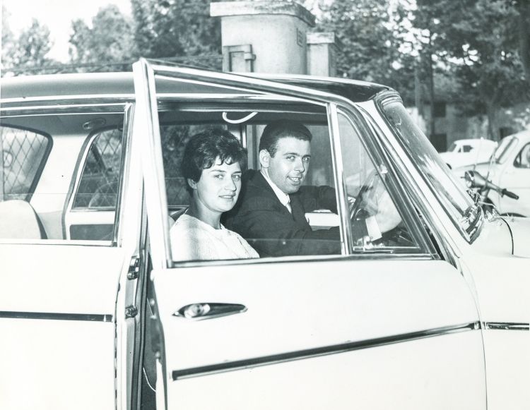 Angelo Stoppani nel giorno del suo matrimonio