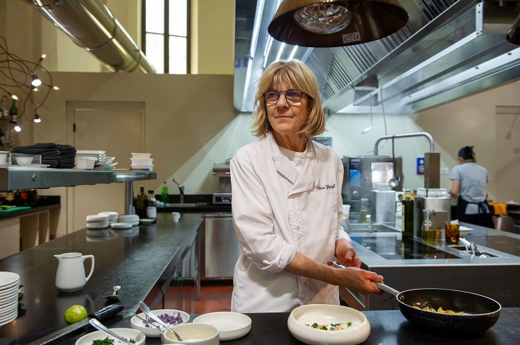 Anna Ghisolfi è la chef dell'omonimo ristorante a Tortona in provincia di Alessandria
