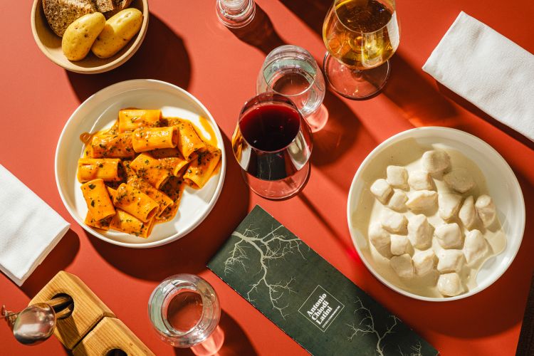 Alcuni piatti serviti nel ristorante Antonio Chiodi Latini di Torino