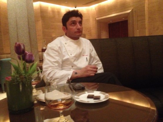Chef Andrea Aprea, born in 1977, became a father a few weeks ago
