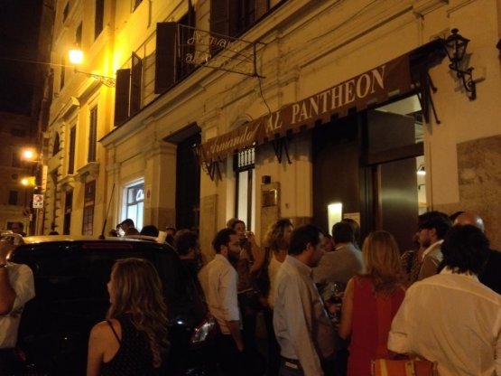 Since 1961 people always queue outside historic restaurant Armando al Pantheon (+39.06.68803034) in the centre of Rome