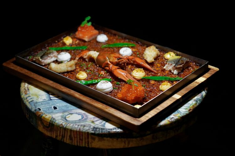 Paella di lago, gran bel piatto che abbiamo assagg