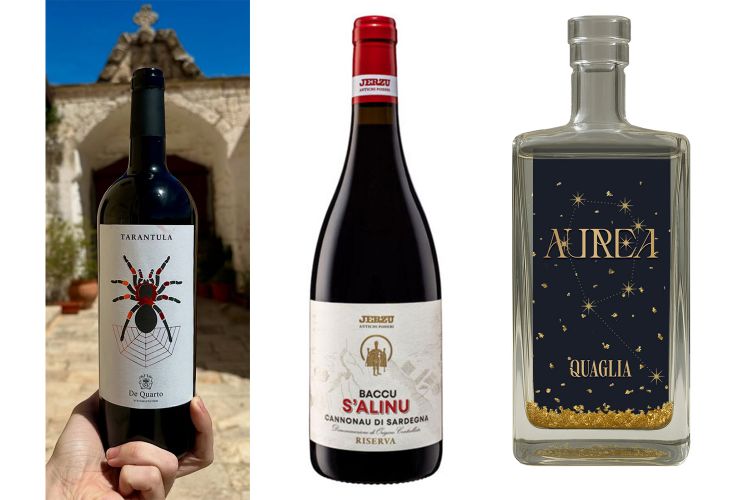 Tarantula di De Quarto, Baccu S'Alinu Riserva di Jerzu e Aurea, la nuova grappa di Quaglia Antica Distilleria