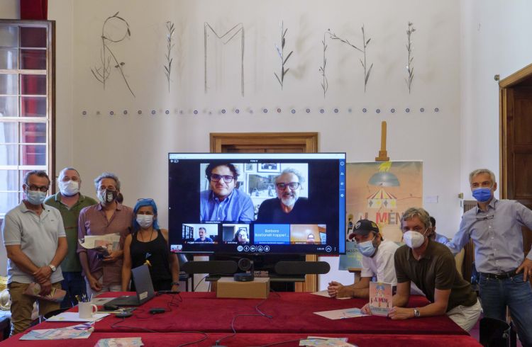La presentazione della nuova edizione dell'evento, con Massimo Bottura