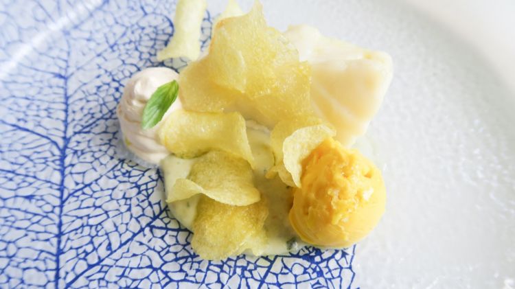 Baccalà, mango e tè lapsang souchong
