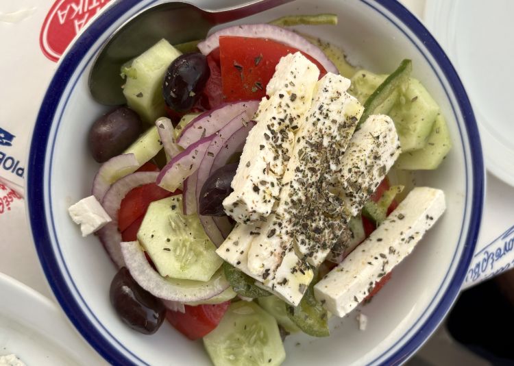 L'insalata greca di Bakalikon Galanis