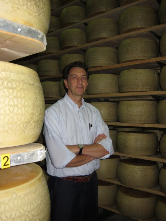 Nicola Cesare Baldrighi, presidente della PLAC e del Consorzio di Tutela del Grana Padano