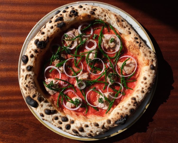 La pizza Barena (pomodoro san marzano Dop, tonno r