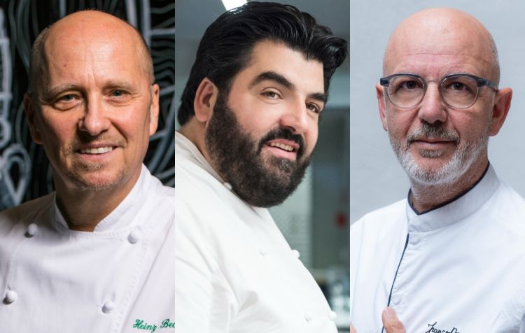 Heinz Beck, Antonino Cannavacciuolo, Franco Pepe
