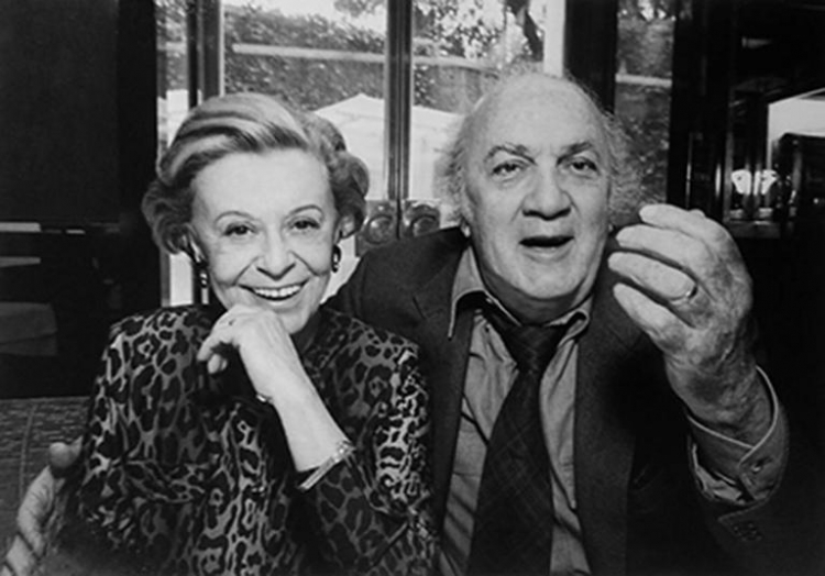 Giulietta Masina e Federico Fellini
