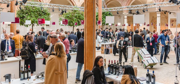 I banchi di degustazione con i produttori