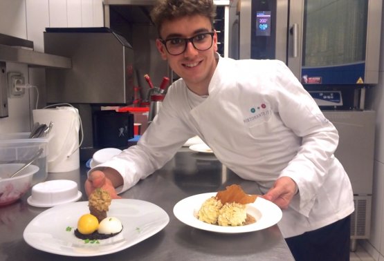 22-year-old Bilal Topologlu is the pastry-chef at 