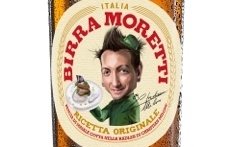 La caricatura dedicata a Christian Milone sull'etichetta della Birra Moretti Ricetta Originale