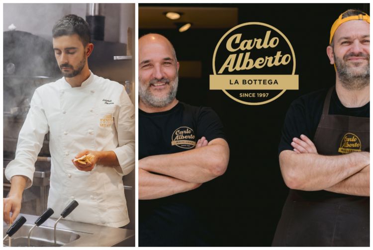 Da sinistra l'executive chef di Identità Golo