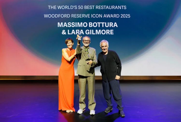 Massimo e Lara Bottura hanno ritirato il premio ch