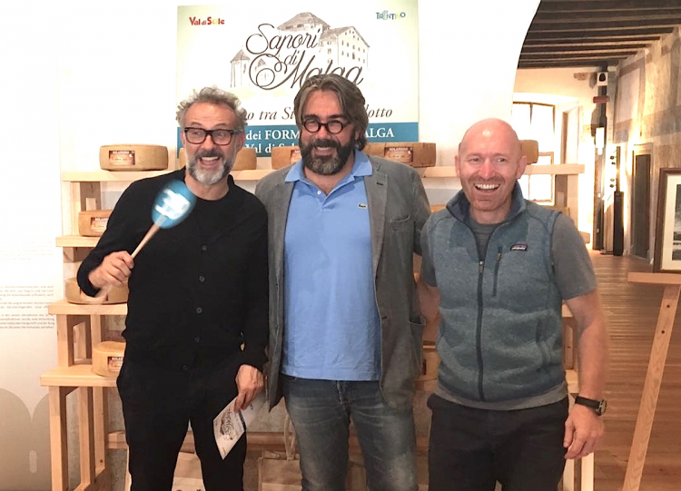 Massimo Bottura, Philippe Léveillé e Alfio Ghezz