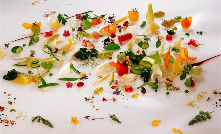 Gargouillou de Jeunes légumes, capolavoro veg di Michel Bras